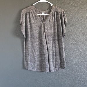 💜Old Navy Charcoal Button Down Shirt